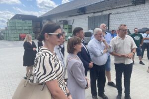 08.06.2025. Sandomierz. Wizyta ministra rolnictwa i rozwoju wsi / Fot. Grażyna Szlęzak - Radio Kielce
