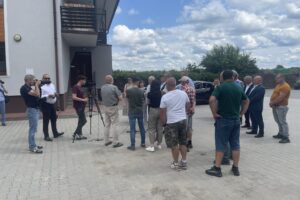 08.06.2025. Sandomierz. Wizyta ministra rolnictwa i rozwoju wsi / Fot. Grażyna Szlęzak - Radio Kielce