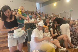 15.06.2025. Klimontów. 15-lecie Przedszkola Katolickiego Sióstr Imienia Jezus / Fot. Grażyna Szlęzak - Radio Kielce