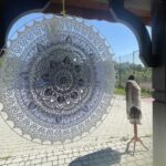 15.06.2025. Chwałki. Światowy Dzień Dziergania w Miejscach Publicznych / Fot. Grażyna Szlęzak - Radio Kielce