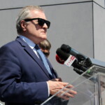 26.06.2022. Wiślica. Otwarcie Muzeum Archeologicznego. Na zdjęciu: prof. Piotr Gliński - wicepremier, minister kultury i dziedzictwa narodowego / Fot. Marta Gajda-Kruk - Radio Kielce