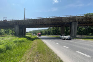 10.06.2025. Kielce. Słowik. Ulica Krakowska. Wiadukt kolejowy / Fot. Wiktor Taszłow - Radio Kielce