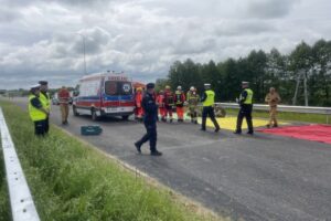 Kilkadziesiąt osób rannych na obwodnicy Opatowa - Radio Kielce Kilkadziesiąt osób rannych na obwodnicy Opatowa