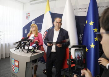 16.06.2025. Kielce. Konferencja prasowa w sprawie teatru Żeromskiego / Fot. Jarosław Kubalski - Radio Kielce