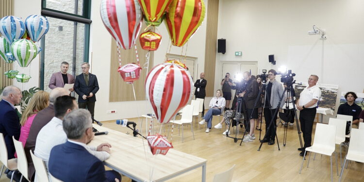 16.06.2025. Umianowice./ Konferencja prasowa w sprawie festiwalu balonów / Fot. Jarosław Kubalski - Radio Kielce
