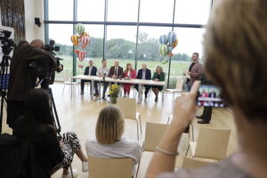 16.06.2025. Umianowice./ Konferencja prasowa w sprawie festiwalu balonów / Fot. Jarosław Kubalski - Radio Kielce