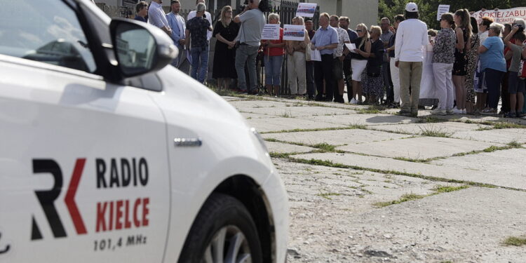 18.06.2025 Kielce. Interwencja TVP3 Kielce i Radia Kielce / Fot. Jarosław Kubalski - Radio Kielce