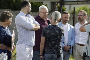 INTERWENCJA. Mieszkańcy przeciwni budowie wieżowców przy ulicy Hauke-Bosaka - Radio Kielce
