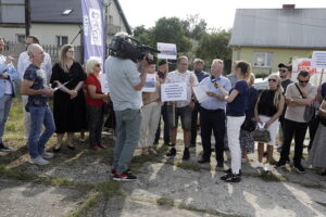INTERWENCJA. Mieszkańcy przeciwni budowie wieżowców przy ulicy Hauke-Bosaka - Radio Kielce