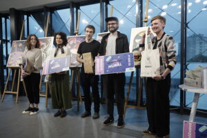 Kielce. Ogłoszenie wyników w konkursie na kosmiczny mural z pierogami - Radio Kielce