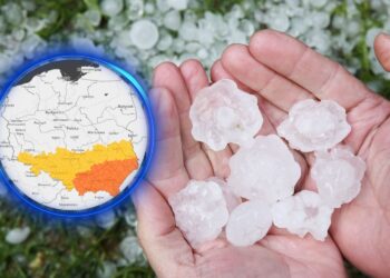 Podzielony kraj. Możliwe burze z gradem