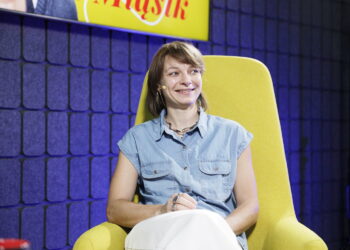 Audycja „Dzień Dobry, to Ja! Rozmowy inne niż wszystkie w Radiu Kielce”. Gościem audycji jest właścicielka firmy Lyofood Laura Godek / Fot. Jarosław Kubalski - Radio Kielce