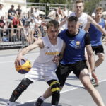 21.06.2025. Kielce. Rynek. Zawody w koszykówce 3x3 / Fot. Jarosław Kubalski - Radio Kielce