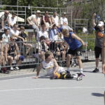 21.06.2025. Kielce. Rynek. Zawody w koszykówce 3x3 / Fot. Jarosław Kubalski - Radio Kielce