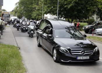 Motocykliści z całej Polski pożegnali Macieja Duszę