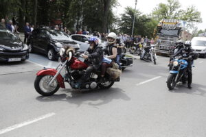 23.06.2025 Kielce. Pogrzeb Macieja Duszy - motocyklisty, instruktora nauki jazdy, prezesa stowarzyszenia CK Bikers i żołnierza zawodowego / Fot. Jarosław Kubalski - Radio Kielce