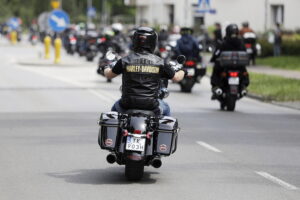 23.06.2025 Kielce. Pogrzeb Macieja Duszy - motocyklisty, instruktora nauki jazdy, prezesa stowarzyszenia CK Bikers i żołnierza zawodowego / Fot. Jarosław Kubalski - Radio Kielce