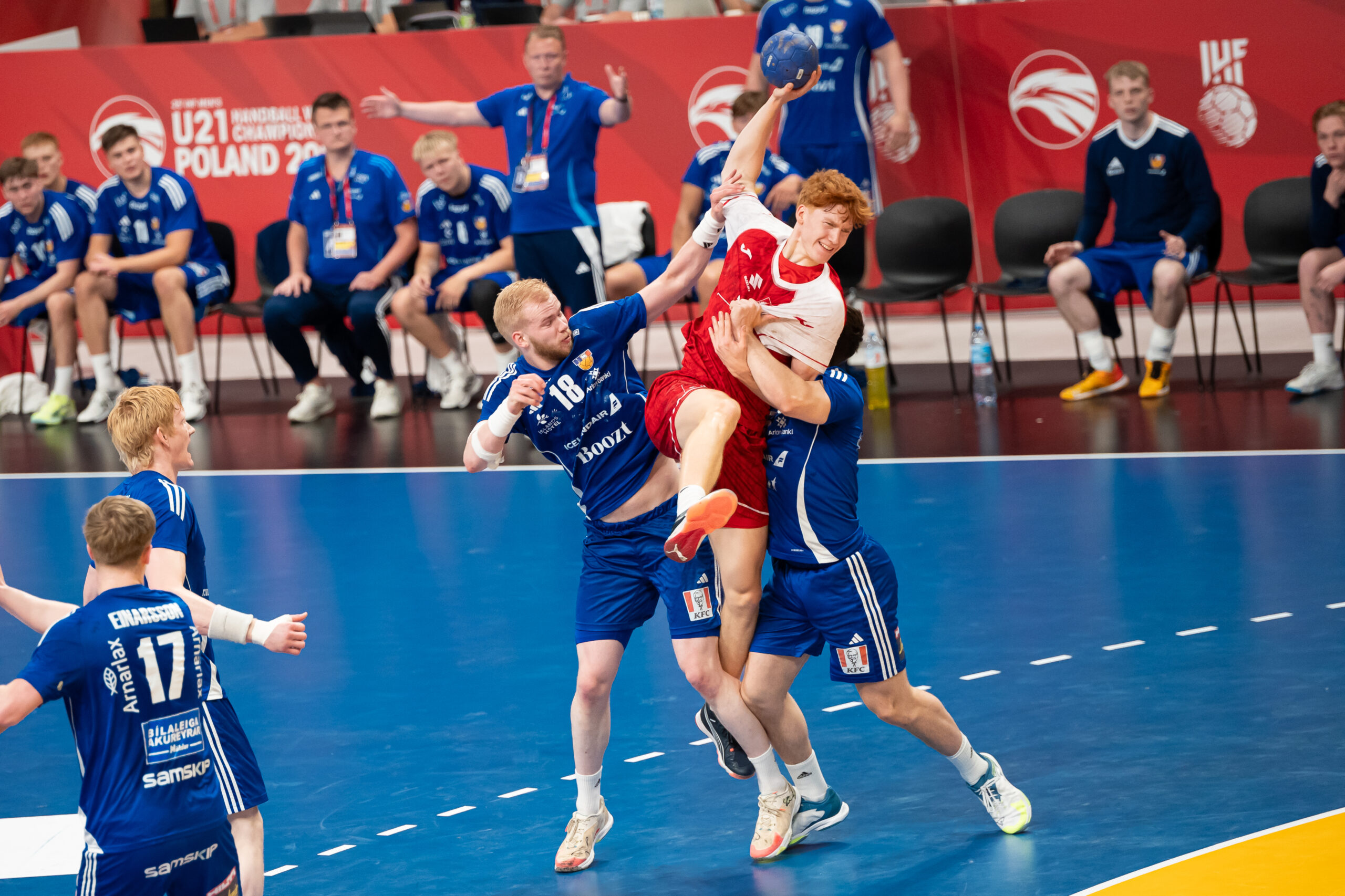 Puchar Prezydenta IHF nie dla Biało-Czerwonych. Zdecydowała porażka z Islandią - Radio Kielce 26.06.2025. Mecz Polska - Islandia / Fot. Paweł Bejnarowicz / Związek Piłki Ręcznej w Polsce