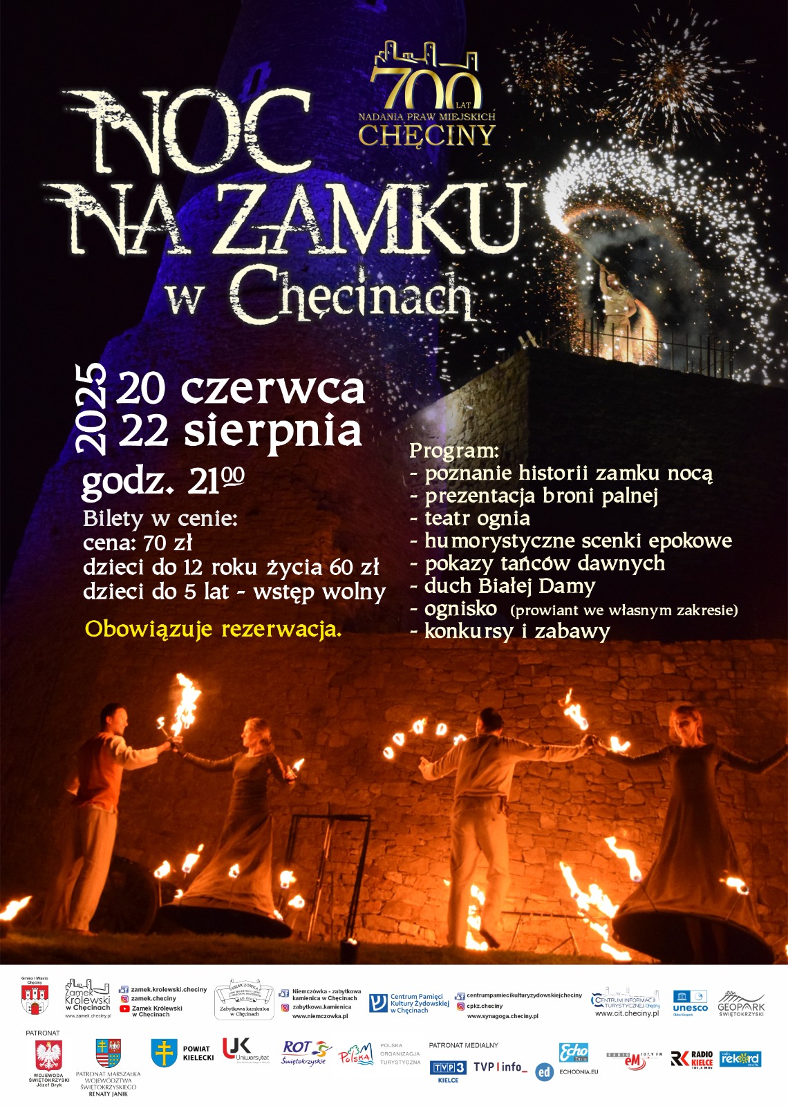 Noc na Zamku w Chęcinach - Radio Kielce
