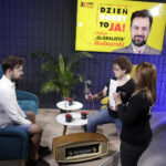 Audycja „Dzień Dobry, to Ja! Rozmowy inne niż wszystkie w Radiu Kielce”. Youtuber Oskar Bednarski „Globalista” / Fot. Jarosław Kubalski - Radio Kielce