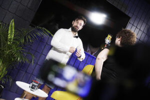 Audycja „Dzień Dobry, to Ja! Rozmowy inne niż wszystkie w Radiu Kielce”. Youtuber Oskar Bednarski „Globalista” / Fot. Jarosław Kubalski - Radio Kielce