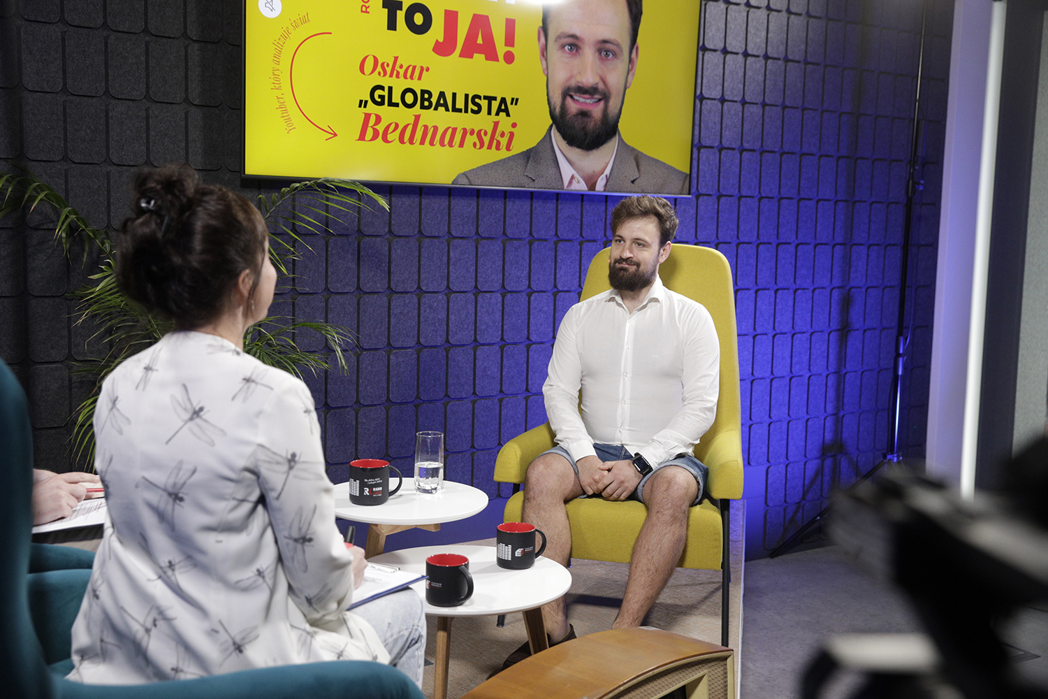 Audycja „Dzień Dobry, to Ja! Rozmowy inne niż wszystkie w Radiu Kielce”. Youtuber Oskar Bednarski „Globalista” / Fot. Jarosław Kubalski - Radio Kielce Audycja „Dzień Dobry, to Ja! Rozmowy inne niż wszystkie w Radiu Kielce”. Youtuber Oskar Bednarski „Globalista” / Fot. Jarosław Kubalski - Radio Kielce