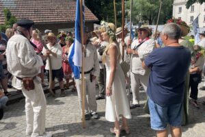 21.06.2025. Sandomierz. Flisacy / Fot. Grażyna Szlęzak - Radio Kielce