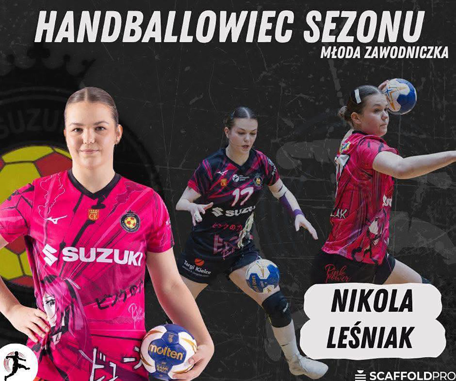 Koroneczki laureatkami plebiscytu „Handballowiec Sezonu” - Radio Kielce Fot. organizator