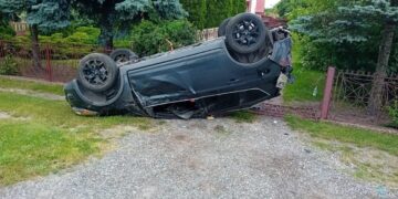 27.06.2025. Nagłowice. Wypadek / Fot. Policja