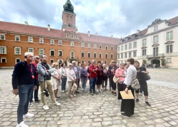 Wędrówka warszawskimi śladami Stefana Żeromskiego / Fot. Dorota Klusek - Radio Kielce