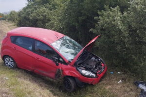Groźny wypadek. Kobieta zabrana do szpitala - Radio Kielce