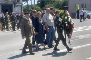 15.06.2025. Wąchock. Uroczystości upamiętniające żołnierzy Świętokrzyskich Zgrupowań Partyzanckich AK „Ponury” - „Nurt” / Fot. Anna Głąb - Radio Kielce