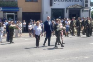 15.06.2025. Wąchock. Uroczystości upamiętniające żołnierzy Świętokrzyskich Zgrupowań Partyzanckich AK „Ponury” - „Nurt” / Fot. Anna Głąb - Radio Kielce