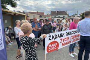 25.06.2025. Klimontów. Interwencja / Fot. Arkadiusz Miller - Radio Kielce