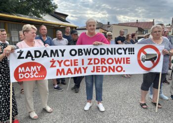 25.06.2025. Klimontów. Interwencja / Fot. Arkadiusz Miller - Radio Kielce
