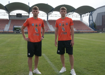 23.06.2025. Ostrowiec Św. Na zdjęciu: Dawid i Piotr Lisowscy / Fot. KSZO 1929 Ostrowiec Świętokrzyski - Facebook