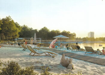 Plaża nad zalewem w zamian za wieżowiec