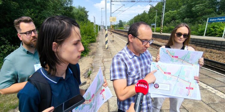 Mieszkańcy domagają się lepszego dostępu do przystanku Kielce Piaski