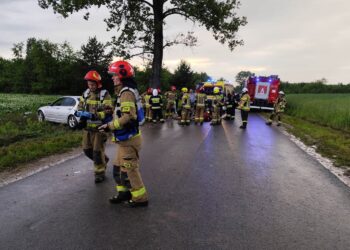 07.06.2025. Bedlenko. Wypadek / źródło: straż pożarna