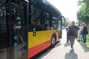 Skarżysko-Kamienna. Testy elektrycznego autobusu / Fot. um.skarzysko.pl