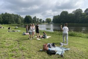 06.05.2025. Końskie. Akcja sadzenia drzew i krzewów / Fot. Magdalena Galas-Klusek - Radio Kielce