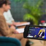 Audycja „Dzień Dobry, to Ja! Rozmowy inne niż wszystkie w Radiu Kielce” . Gościem audycji jest rektor Uniwersytetu Jana Kochanowskiego prof. Beata Wojciechowska / Fot. Jarosław Kubalski – Radio Kielce