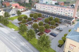 Zawichost. Duży Rynek. Wizualizacja / Fot. Katarzyna Kondziołka - Facebook