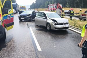 07.07.2025. Ostojów. Wypadek / Fot. Straż Pożarna