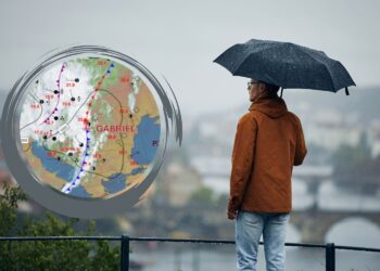 Niż Gabriel pozostaje z nami przynosząc deszcz. Jak długo?