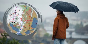 Niż Gabriel pozostaje z nami przynosząc deszcz. Jak długo?