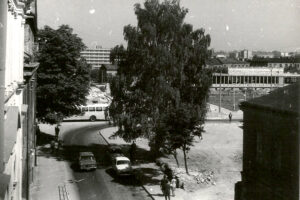 Kielce. Ulica Leśna. Lata 1970-1975 / Fot. Andrzej Wyczałkowski; źródło: fotopolska.eu