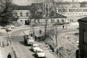 Kielce. Ulica Leśna. Lata 1973-1975 / Fot. Andrzej Wyczałkowski; źródło: fotopolska.eu