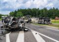 15.07.2025. Przyjmo. Wypadek / Fot. PSP
