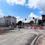 16.07.2025. Kielce. Krakowska Rogatka. Tymczasowe rondo / Fot. Dariusz Kuc - Radio Kielce